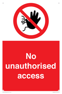 No unauthorised access